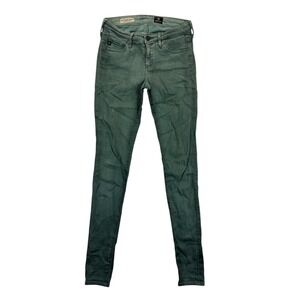AG Adriano Goldschmied The Absolute Legging Jeans Women's 24R Green Skinny